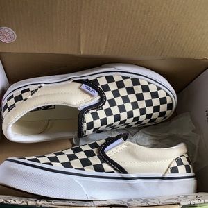 Kids Classic Checker Board Vans